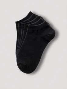 18 Pairs Unisex Socks, Sports Socks, White/Black/Gray Ankle Socks, No-Show Socks, Solid Color Simple & Fashion, Suitable For Daily Casual Wear 2pcs/6pcs/12pcs/18pcs/24pcs/30pcs/36pcs/40pcs - Multicolor - View 6