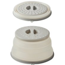 Silicone Microwave Splatter Cover, Microwave Cover For Food Fruit Drainer, Microwave Food Cover, Microwave Plate Cover, Microwave Lid, Kitchen Essentials, Dishwasher Friendly Collapsible Microwave Covers - Microwave Splatter Cover For Food, Space-Saving Design (10.5 Inch) Silicone & Plastic And Dishwasher Friendly - Food Cover - View 29