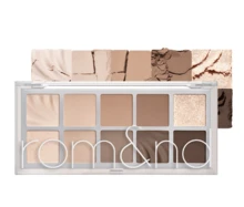 Rom&nd Better Than Palette 102g 12 Sanded Breeze Gasrden 2pcs | Eye Makeup Palette, Matte And Shimmer Eye Shadow, Sparkling Glittery, Various 10 Shades, Long Lasting, High Pigmented, Blendable - 12 Sanded Breeze Gasrden - 查看 3