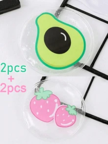 2/4pcs/Pair Gel Eye Mask, For Dark Circles And Puffy Eyes, Reusable Cute Cooling Ice Eye Pad, Under Eye Patches, Hot And Cold Eye Care Pack, Pain Relief Eye Mask And Relaxation, Used For Eye Strain, Smooth Fine Lines And Eye Recovery Surgery, A Must-Have For Travel