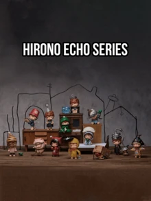 HIRONO ECHO 系列盲盒，12 款常規 + 1 款隱藏迷你公仔，Hirono 公仔模型雕像盲盒，獨特主題 Hirono 粉絲收藏品，精緻裝飾擺件，展示盒收藏品，主題派對裝飾，生日聖誕禮物 - 彩色 - 查看 2