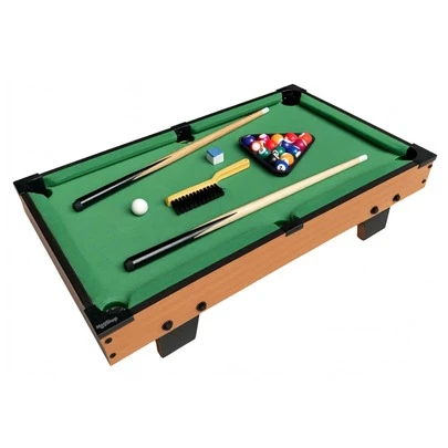 Bilhar mini Mesa De Sinuca profissional 64 cm Com Tacos Bolas E Pezinho redinha