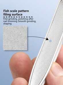 2 st nagelfil polering fil manikyr pedikyr polering nagelverktyg professionell nagelfil, halvmåne böjd - Multifärgad - Visa 2