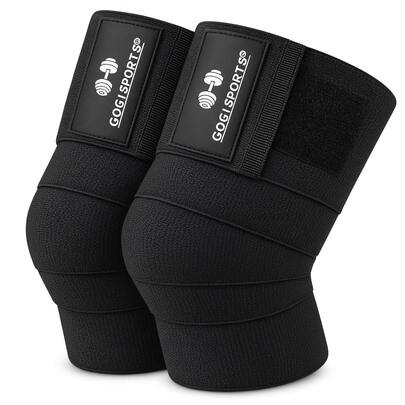  Rodilleras Deportivas GOGI SPORTS | Vendas Elásticas para Rodilla de Alta Resistencia para Gym, Cross Training, Powerlifting y Entrenamiento Funcional | Soporte Firme en Sentadillas, Peso Muerto, Prensa y Ejercicios de Pierna | Diseño Unisex con Ajuste Envolvente y Cómodo para Hombres y Mujeres | Material Profesional, Reutilizable y Lavable, Ideal para Rutinas de Fuerza y Musculación | Producto Hecho en México que Completa tu Equipo de Gimnasio y Proyecta una Imagen de Entrenamiento de Alto Rendimiento