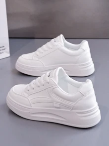 2025 New Style Versatile Women's Shoes - Summer Breathable Casual Slip-On Board Shoes - 白色 - 查看 1