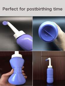 Peri Bottle 产后便携式旅行冲洗瓶防漏会阴冲洗喷雾瓶，便携式冲洗瓶，旅行个人卫生护理手动冲洗瓶（450ml）