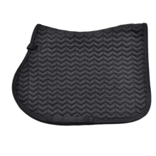 TGW RIDING Classic Saddle Pad With Elegant And Unusual Quilting. The Girth Loops Are Opened By Touch Tape Fastener. The Lining Ensures Good Sweat Absorption, 280 G/M² Padding And 10 Mm Of Foam Ensure Outstanding Pressure Equalization.