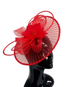 1 Stück übertriebener Mesh-Fascinator Hut für Frauen Teegesellschaft elegante Kopfbedeckung Kentucky Derby Hut mit Haarclip für Hochzeit Braut Party Hut Halloween Kostüm Accessoires Weihnachts Haarschmuck, winzige Hüte, Mini Fascinator, Mini Zylinder