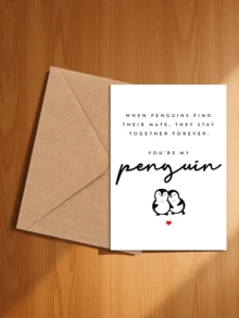 A Set Of Penguin Valentine's Day Cards, Suitable For Boyfriend, Girlfriend, Husband, Wife, Romantic Anniversary Cards, 'You Are My Penguin,' Lifelong Partner - Style 1 - View 15