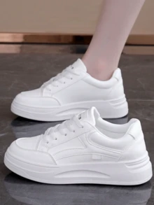 2025 New Style Versatile Women's Shoes - Summer Breathable Casual Slip-On Board Shoes - 白色 - 查看 4