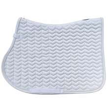 TGW RIDING Classic Saddle Pad With Elegant And Unusual Quilting. The Girth Loops Are Opened By Touch Tape Fastener. The Lining Ensures Good Sweat Absorption, 280 G/M² Padding And 10 Mm Of Foam Ensure Outstanding Pressure Equalization.