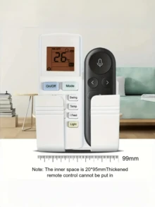 1个一体式粘性壁挂支架 | 简约手机、耳机盒和遥控器底座 | 方便在卧室、厨房、办公室等场所使用 - 彩色 - 查看 8