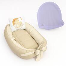 Baby Crib Reducer Nest With Mosquito Net Arch, Various Colors - RƠM - Xem 3