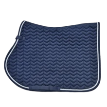 TGW RIDING Classic Saddle Pad With Elegant And Unusual Quilting. The Girth Loops Are Opened By Touch Tape Fastener. The Lining Ensures Good Sweat Absorption, 280 G/M² Padding And 10 Mm Of Foam Ensure Outstanding Pressure Equalization.