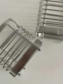 Minimalist Kitchen Chopstick Holder, Stainless Steel Cutlery Utensil Holder, Draining Countertop Chopstick Holder Storage Rack - Multicolor - View 11