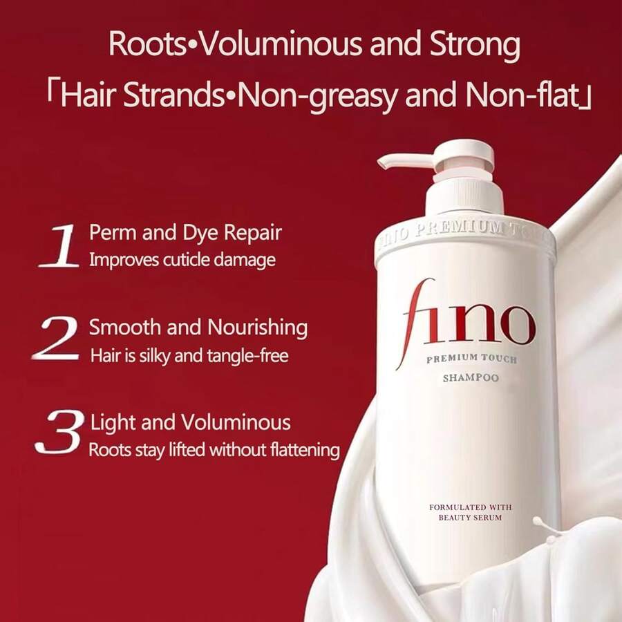 Fino Premium Touch Shampoo 550ml - Nourishing - View 1