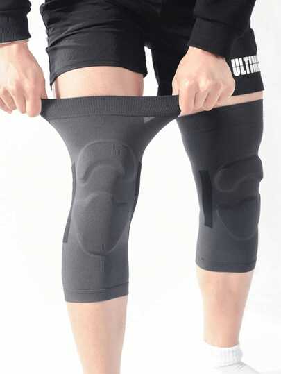 1pc, Outdoor Sports Daily Protection EVA Anti-Collision Cushioning Sports Knee Pads Fitness Cycling Sports Protective Equipment Anti Slip Universal Basketball Knee Pads