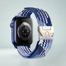 1条18mm/20mm/22mm快拆式降落伞表带，兼容三星Galaxy Watch 7/6/5/4、佳明Venu/Venu 2/Venu 3S，男女通用；通用18/20/22mm弹性编织替换表带，兼容佳明Forerunner 158/245/645/255/265/255S/265S、Amazfit BIP6/BIP5/GTR4/GTS4/GTS3/Bip3、Watch GT5/GT4/GT3/GT2/GT、红米Watch 5 Active/Lite智能手表配件 - 22mm - 查看 10