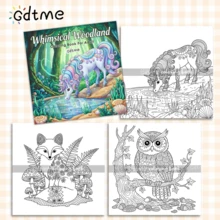 Magical Forest: Adult Coloring Book, 24 Pages Of Exquisite Designs, Cute, Relaxing, Christmas Gift, New Year Gift, Birthday Gift, Party Gift, Back To School Gift, Easter, Mother's Day Gift, Stationery, Size 7.9x7.9 Inches - Magical Forest - View 7