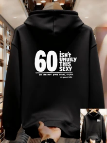 Sudadera con capucha para hombres - Negro - Ver 1