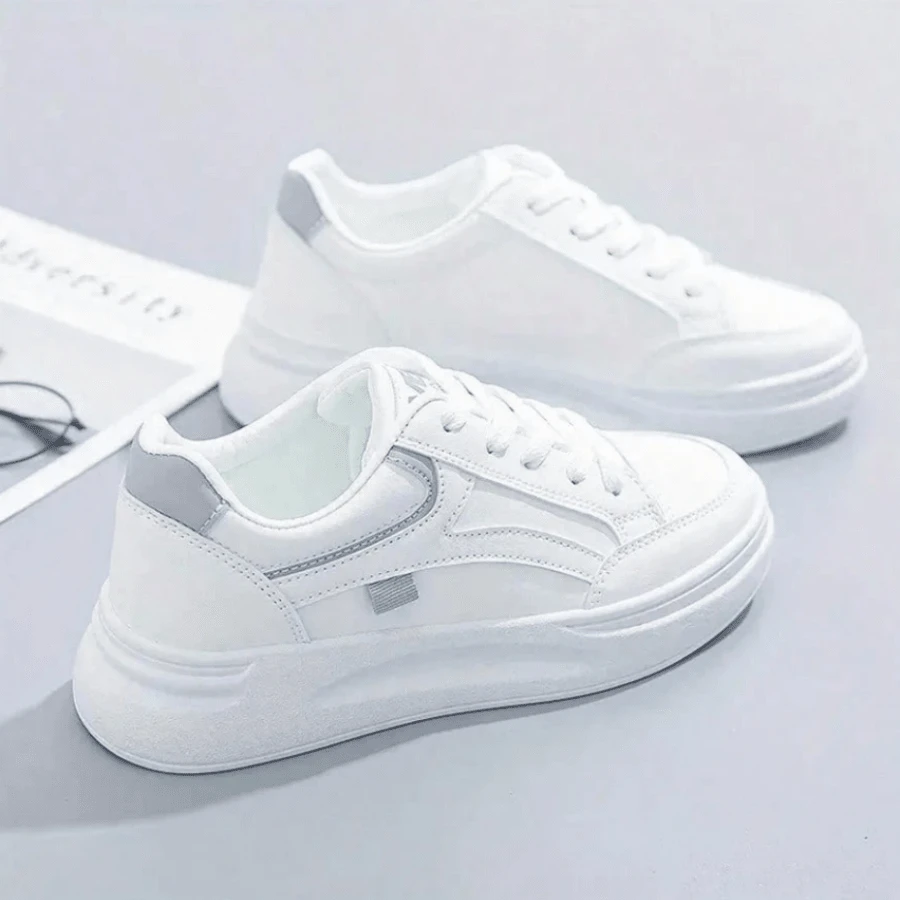 2026 New Style Versatile Women's Shoes - Summer Breathable Casual Slip-On Board Shoes - Xám - Xem 1