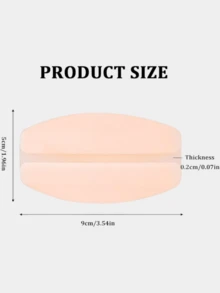 1pc Seamless Silicone Nipple Covers, One-Piece Natural Lifting Suitable For All Clothing - Multicolor - View 5