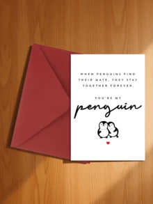 A Set Of Penguin Valentine's Day Cards, Suitable For Boyfriend, Girlfriend, Husband, Wife, Romantic Anniversary Cards, 'You Are My Penguin,' Lifelong Partner - Style 1 - View 22