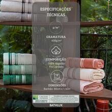 Set Of 2 Large, Thick, Super Absorbent, Soft Bath Towels, 100% Cotton, Lumix, 80cm X 1.50m - KIT2B-LUMIX-C1 - 珍珠/粉紅色腮紅 - 查看 4