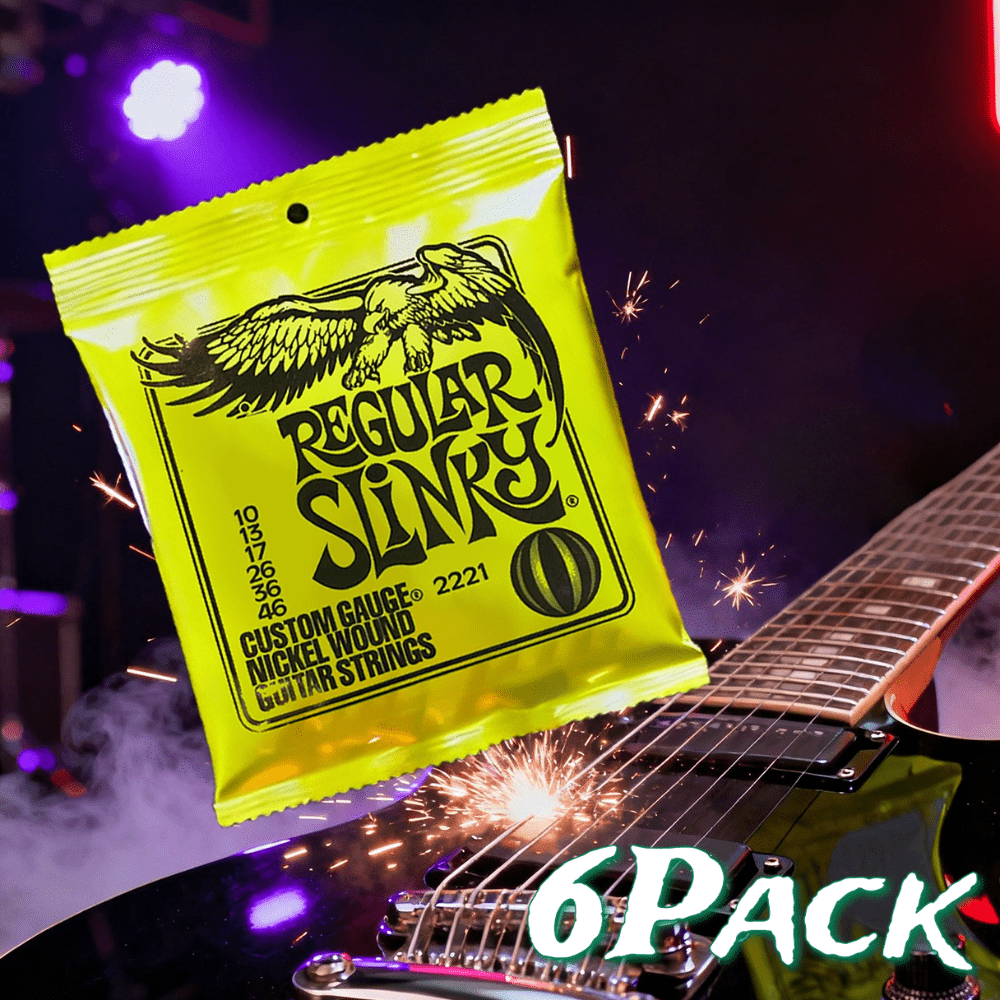 6-Piece Set! Regular Slinky Nickel Electric Guitar Strings Set With Anti-Rust Coating Standard Tension, Rock Classic 10-46& Strings With Pins, Guitar Accessories, String Guitar, Metal Music, Bass Guitar Strings, Guitar Parts, Acoustic