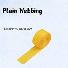 1pc Ribbon Strap Canvas Webbing, Knapsack Strapping Bags Crafts For Belt Bag Accessories - Multicolor - View 11