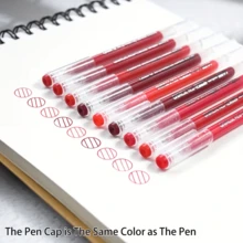 languo 9/27/207 Colorful Gel Pens, Smooth Writing, 0.6mm Tip, Suitable For Drawing, Notebooks, Greeting Cards, Christmas & New Year Gifts, Basic Learning Supplies, Office Stationery And Holiday Stationery - Multicolor - View 2