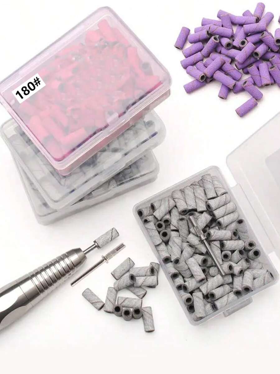 The 200pcs Ultra-Fine Sanding Ring Comes With 2 Sanding Shafts. It Is Used For Nail Sanding, Dead Skin Cleaning, Nail Surface Removal, And Nail Glue And Jewelry Removal. It Is For Single Use Only, Clean And Hygienic. It Is Suitable For Nail Salons And Nail Salons To Use When Removing Nails And Sanding Dead Skin For Customers. It Is The Best Nail Tool For Diy Nail Art