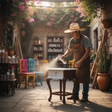 VINILMAX Pintura en Aerosol en Colores Negro y Aluminio Satinados 400 ml – Alta Temperatura 250 °C, Acabado Mate, Resistente para Interior y Exterior - Blanco mate Cril - Ver 9