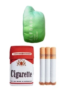 1pc Pet Vocal Doll, Fake Cigarette Doll, With Built-In BB Sound Device, Chewing Teeth Cleaning, Simulated Cigarette Box, 3pcs Fake Cigarette Toys, Suitable For Small/Medium Dogs Playing - Multicolor - View 15