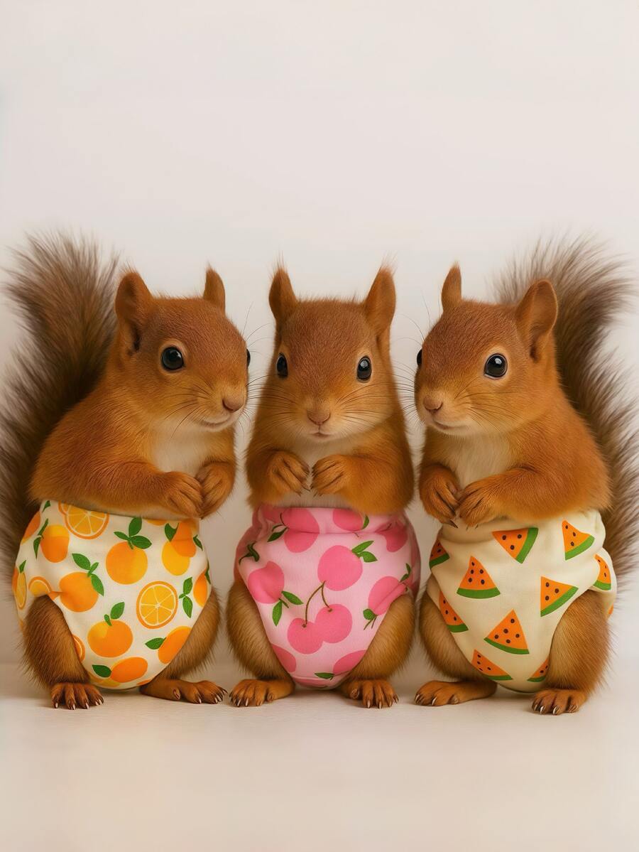 Squirrel Hamster Diaper Changing Diapers Outdoor Supplies Training Shorts