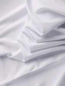 Girls Letter Graphic Print Round Neck Short Sleeve T-Shirt, Fashionable & Girls Clothing - White - View 5