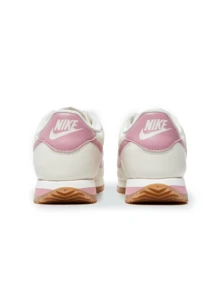 Nike 西 耐克 CORTEZ LTR - 米白色/粉紅色 - 查看 4