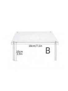 Transparent Square Acrylic Cake Stand, Cake Display Rack, Suitable For Weddings, Parties, Dessert Exhibitions - Clear - View 16