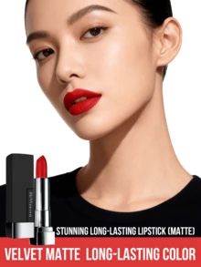 Maybelline 惊艳持久哑光唇膏 #609 浓郁樱桃色 3.9克/0.13盎司 - 畅销丝绒哑光配方，高显色度，提亮肤色，适合所有肤色，轻轻一抹即可呈现饱满鲜艳的色彩，温暖的底色更添迷人魅力。三步轻松上妆：旋转出唇膏，晕染勾勒唇形，打造日常奢华唇妆。持久显色，全天候持妆。钢琴漆柔雾喷涂包装。 - 609#濃鬱櫻桃 - 查看 3