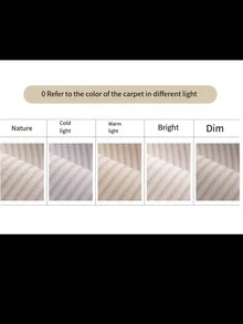 1pc Asymmetrical Shaped Ombre Orange-Yellow Artistic Carpet, With Warm-Toned Gradient Curved Layered Texture, Soft Style And Artistic, Fitting Wabi-Sabi And Light Retro Home Aesthetics - Multicolor - View 8