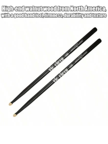 两支装 5A/7A 经典复古枫木/高端胡桃木鼓棒 - （如未标明胡桃木，则为枫木鼓棒）高品质天然无涂层枫木鼓棒，镌刻经典字样“鼓棒永不褪色”，专业鼓棒配件 - 彩色 - 查看 28