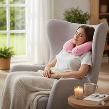 Piglet Travel Pillow - Pink - View 3