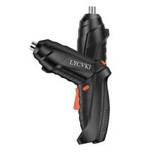 14pcs Electric Screwdriver Set, 90° Rotatable Foldable Hand Drill, Compact Handheld Cordless Screwdriver Power Drill, Home Repair Power Tool Set USB Rechargeable Portable Cordless Drill Set - Black - View 9
