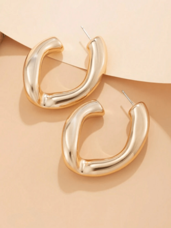 1 Lovely Lady CCB Women's Earrings Show The Feasibility Of Compound Winter Wear, Light, Lovely, Elegant And Generous