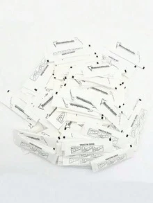 50pcs Individually Packaged Dental Floss Picks, Individually Packaged Dental Floss Sticks, Paper Packaged Dental Floss - White - View 2