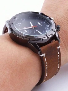 Huastonband 適用於 Galaxy Watch7 40 44mm、Watch5 40 44mm、Watch6 40 44mm、Watch4 Classic 46mm 40 44mm、Watch7 Ultra 47mm、Watch Active 2，20mm 快拆式錶帶，安裝簡易 - 鏽棕色 - 查看 2