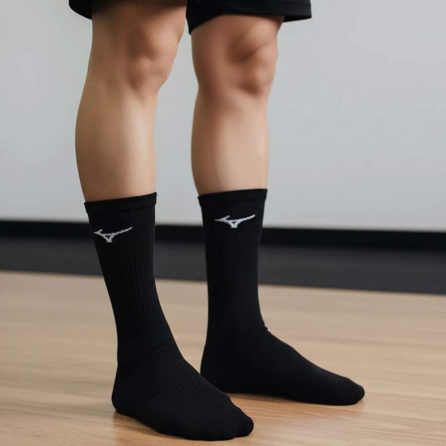 Mizuno High-Top Training Socks Kit, 3-Pack, Original - màu đen - Xem 1