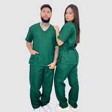 Unisex Oxford Surgical Scrubs – Professional Hospital Scrubs, Medical Uniform, Nursing Uniform, Dentist Uniform - 綠色 - 查看 12