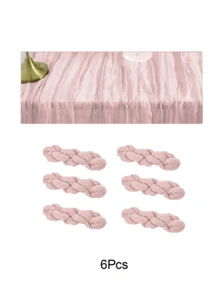 12/6/3Pcs Cheesecloth Table Runner Spring Decor 10ft Boho Gauze Cheese Cloth Runner For Easter Tea Wedding Party Baby Bridal Shower Birthday Table Decorations - Multicolor - View 13