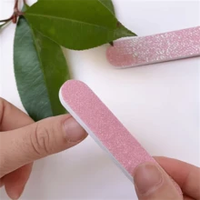 1 Piece 3pcs Nail Art Set Nail Care Set: Mini Nail File, Heart-Shaped Sponge And Crystal Rod, Perfect For Nail And DIY Nail Art. Use All Year Round.Valentine's Day, Wedding, Travel, Women's Gifts, Best Friend Gifts, Nail Cleaning Tools, Nail Sticks, Nail Brushes, Women's Nail Sets, Men's Nail Sets, Single-Use Packaging; Essential Travel Nail Sets; Personalized Sealed Design - Pink - View 4